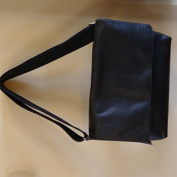 Jack Spade Bags Nwt Jack Spade County Messenger Mill Leather Black